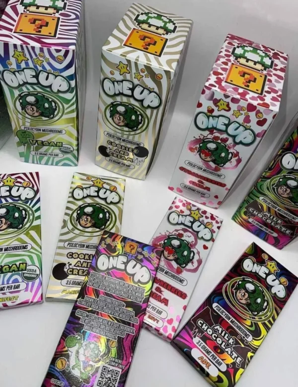 Buy One Up Shrooms Chocolate Bar | Psilocybin Mushrooms | 3.5g - Image 2