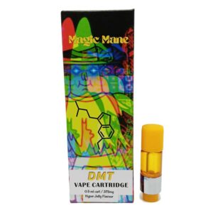 Magic Mane DMT Cartridge – 385mg sleek vape pen with premium psychedelic formulation for deep spiritual experiences