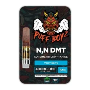 Experience powerful breakthroughs with Puff Boyz NN DMT .5ML (400MG) Cartridge – Verry Berry. Smooth, flavorful, and potent DMT vape for sale online with fast, discreet shipping.