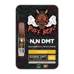 Experience the ultimate vaping satisfaction with the Puff Boyz NN DMT 0.5ML (400MG) Cartridge. Designed for smooth and consistent hits, this premium cartridge delivers exceptional quality and flavor.