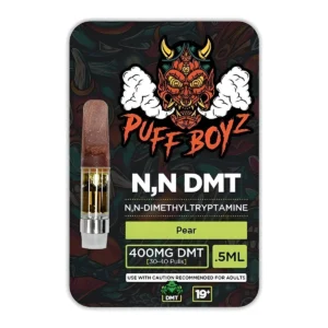 Puff Boyz DMT – NN DMT 5ML (400MG) Cartridge in Original Flavor offers a premium and pure experience for enthusiasts. With 400mg of NN DMT in a compact 5ML cartridge, this product delivers potent effects with a smooth and authentic taste.