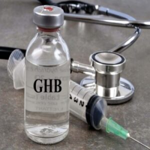 Bottle of Gamma-Hydroxybutyrate (GHB) for sale online