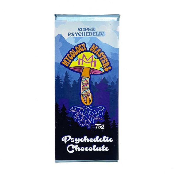 "Mycology Masters Psychedelic Chocolate – 100% Psilocybin 6000mg: A high-quality chocolate bar infused with 6000mg of pure psilocybin, offering a potent and transformative psychedelic experience in every bite.