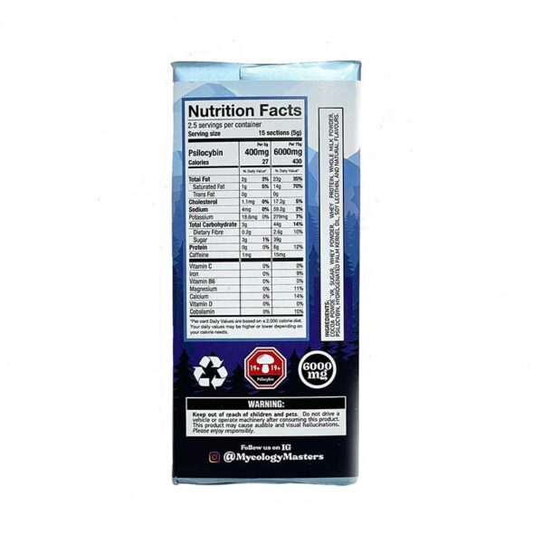 Buy MYCOLOGY MASTERS PSYCHEDELIC CHOCOLATE – 100% PSILOCYBIN 6000MG - Image 2