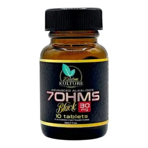 Experience powerful, smooth effects with Kratom Kulture 7OHMS Black Tablets 30mg. Enjoy enhanced focus, calm energy, and lasting relief in a convenient, easy-to-use tablet form. Order yours today!