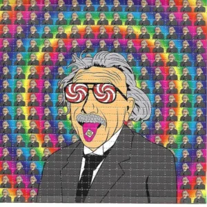 LSD-25 Blotter Tabs (155µg), a historically significant psychedelic compound studied in neuroscience, psychology, and consciousness research. Educational information only