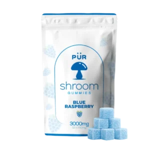 PÜR Shroom Gummies – Blue Raspberry